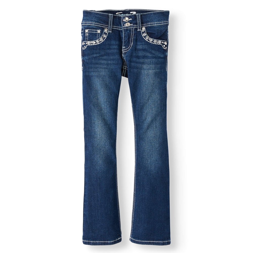 Seven7 Seven7 Rhinestone Butterfly Bootcut Jean (Big Girls) Walmart