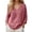 e-471Red2172, variant on FUYUDY Women Blouse Summer Casual Loose Tops With Linen Blend Long Sleeve O-Neck Shirt For Everyday Comfort Fashionable Female Solid Color Dailywear