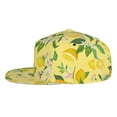 thumbnail image 3 of Balery Baseball Cap Flat Bill Hats for Men Adjustable Size for Running Workouts and Outdoor Activities All Seasons Dad Hat(Lemon ), 3 of 9