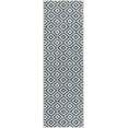 thumbnail image 2 of Rugs.com Jill Zarin Outdoor Collection Rug – 2' x 6' Runner Blue Flatweave Rug Perfect For Hallways, Entryways, 2 of 7