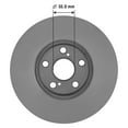 thumbnail image 3 of Goodyear Brakes 2126076GY Premium AntiOx Automotive Vehicle Front Brake Rotor, 3 of 6