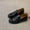Black, variant on Wensltd Casual Low Heel Loafers for Women Black Trendy Shallow Mouth Loafers Thick Sole Work Shoes