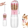thumbnail image 3 of Bouteilles d'Eau pour Chien avec Contenant pour Nourriture 550 ml Distributeur Portable de Bouteille d'Eau pour Chien Étanche Bouteille de Marche pour Chien Bouteille Réutilisable pour Animal de Compagnie Bouteille de Boisson de Qualité Alimentaire Bol d'Eau de Voyage pour Chiens Animaux de Compagnie O, 3 of 11