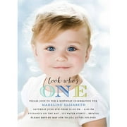 Elegant Script Standard Birthday Invitation