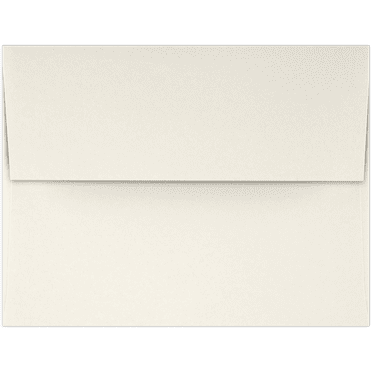 LUXPaper A4 Invitation Envelopes, 4 1/4 x 6 1/4, 80 lb. Natural, 50 Pack
