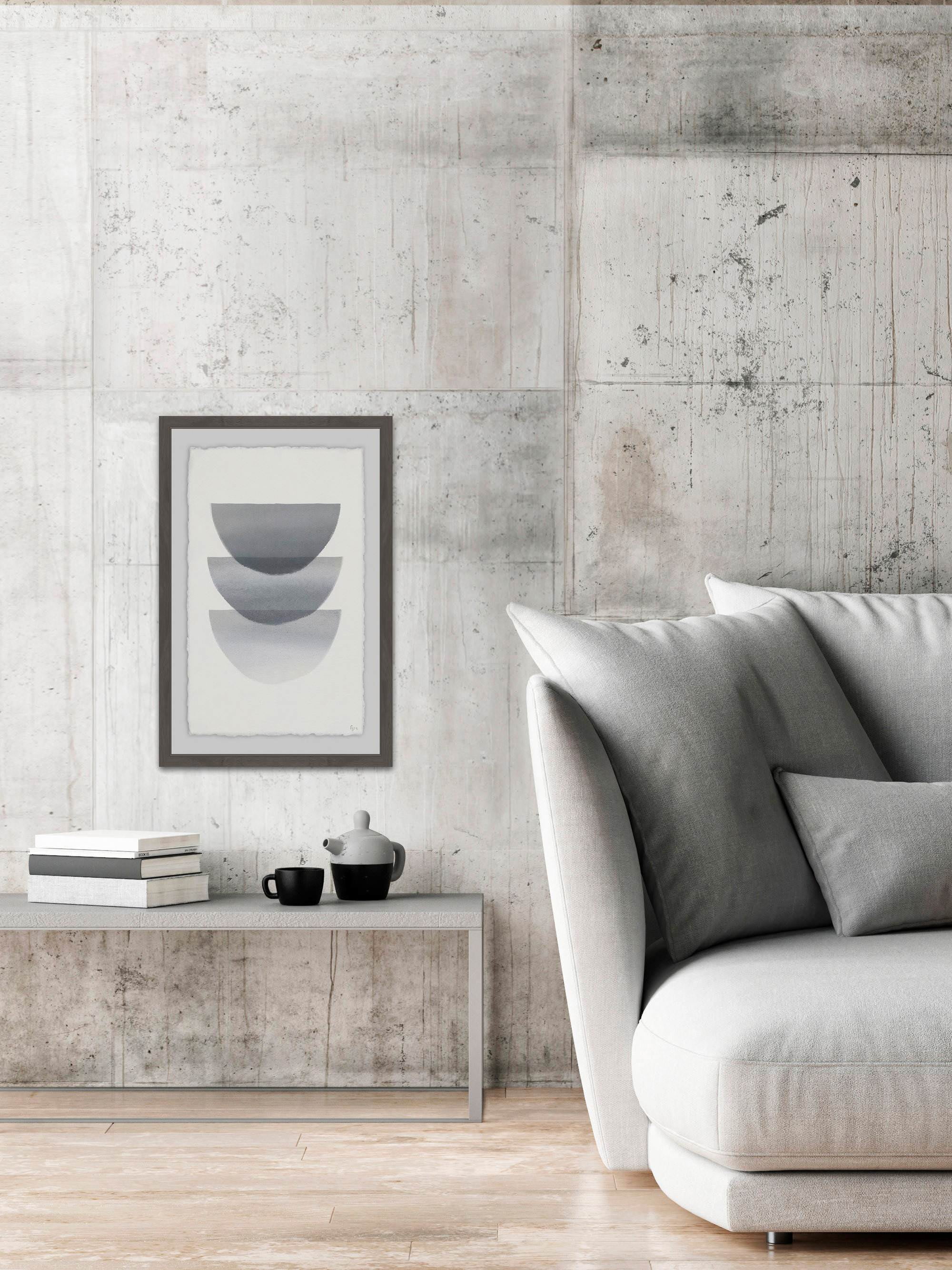 Dark Shades Framed Painting Print
