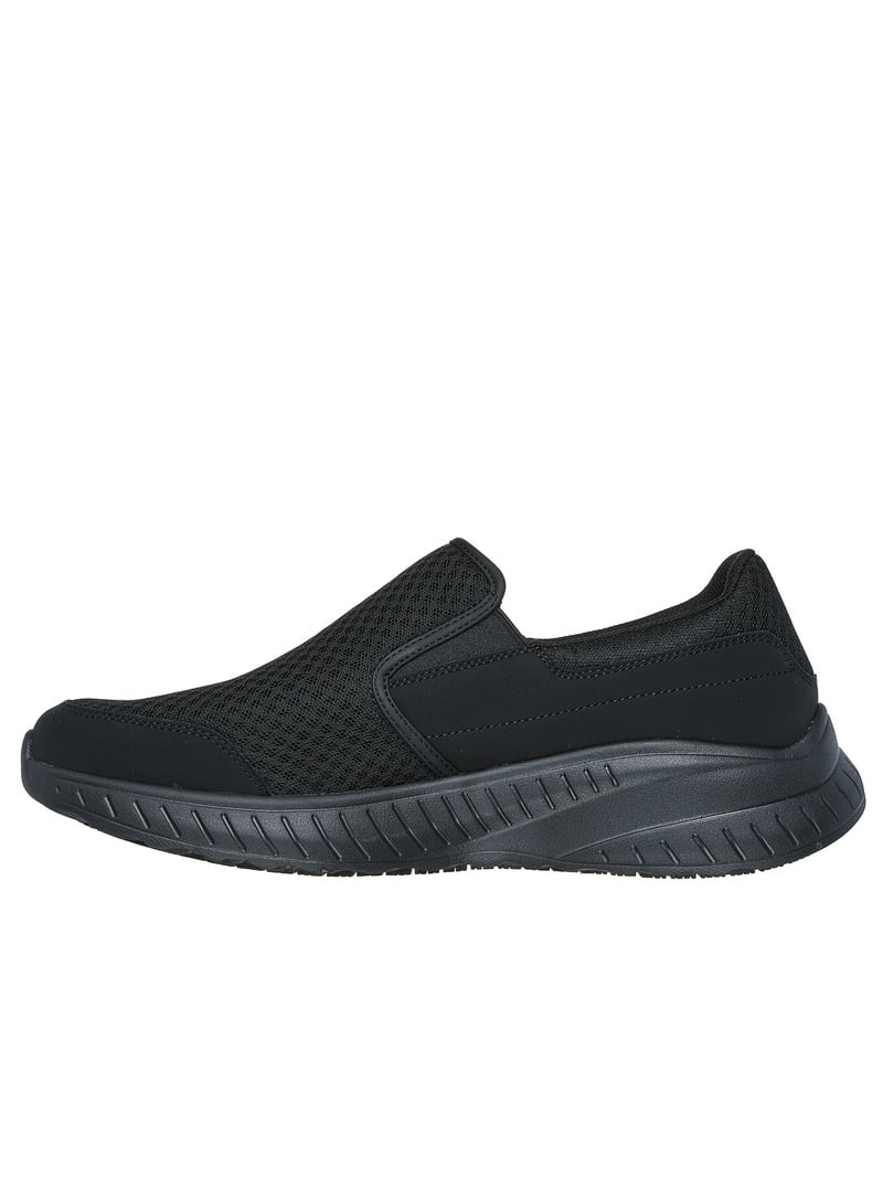 Skechers Slip Resistant Sneaker Work Shoes with Memory Foam