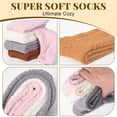 thumbnail image 4 of TRANSLINK 10 Pcs Fuzzy Socks for Women Fluffy Home Sleeping Cozy Warm Socks, 4 of 8