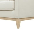 thumbnail image 6 of Jennifer Taylor Home Pasadena 75.5" Modern Farmhouse Living Room Sofa Flax White Linen, 6 of 11