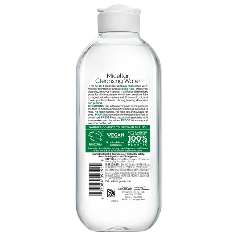 Garnier SkinActive Pore-Minimizing Micellar Cleansing Water photo 2