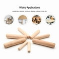 thumbnail image 7 of Wooden 100pcs Dowel Wood Dowels Fluted Wooden Dowels Set Of 100pcs Dowel Pins Fluted Pins For Furniture Cabinets, 7 of 7