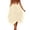 Beige, variant on Womens A-Line Fairy Patterned Elastic Waist Ruffle Tulle Layered Midi Skirt