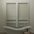 thumbnail image 2 of Sun Zero Somerton 1-Piece Textured 100% Blackout Cordless Roman Shade, 33"X64", Sage Green, 2 of 8