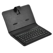 Universal Tablet Keyboard with Protective Case and Integrated Stand, Magnetic Closure Folio Cover Mini Small Keyboard for 7 to 8 Inch Android Tablets Pads Travel Home Office.