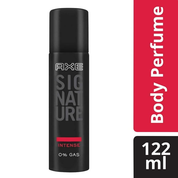 Axe Signature Intense Parfum pour Hommes 122ml, 4.1 Fl.oz. Déodorant Longue Durée Sans Gaz Parfum Aromatique et Boisé pour Garçons