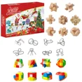 thumbnail image 3 of Calendario de Adviento Calendario de Adviento de Navidad Caja de regalo para niña Joyas Princesa Juguete de maquillaje de simulación Calendario de cuenta regresiva de 24 días Regalos de Navidad de Año, 3 of 5