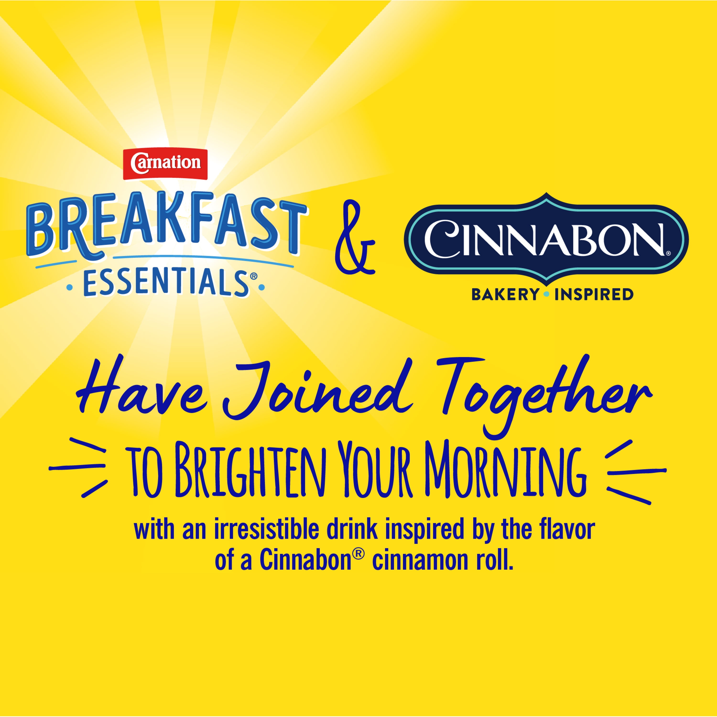 Buy Carnation Breakfast Essentials® Cinnabon® Bakery Inspired Flavored Nutritional Drink, 10 g