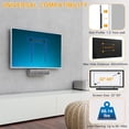 thumbnail image 3 of TV Wall Mount Bracket TeqHome TV Wall Rack Holder for Most 32-65 Inch Flat Screen TV Max Hole Distance 400x400mm Hold up to 66.14lbs, 3 of 9