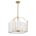thumbnail image 3 of Ashlay 4-Light Pendant in Warm Brass, 3 of 7