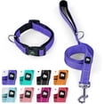 thumbnail image 1 of xianyou-Reflective Dog Collar and Leash Set,Adjustable Neoprene Padded Dog Collars for Puppy, Breathable Nylon Pet Collar for Small Medium Large Dogs(Small,Purple), 1 of 4