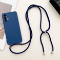 thumbnail image 3 of Strap Cord Chain Case For Samsung Galaxy A54 A14 A53 A52 A51 A34 A33 A13 S23 S22 Ultra S21 FE Necklace Lanyard Rope Matte Cover, 3 of 5