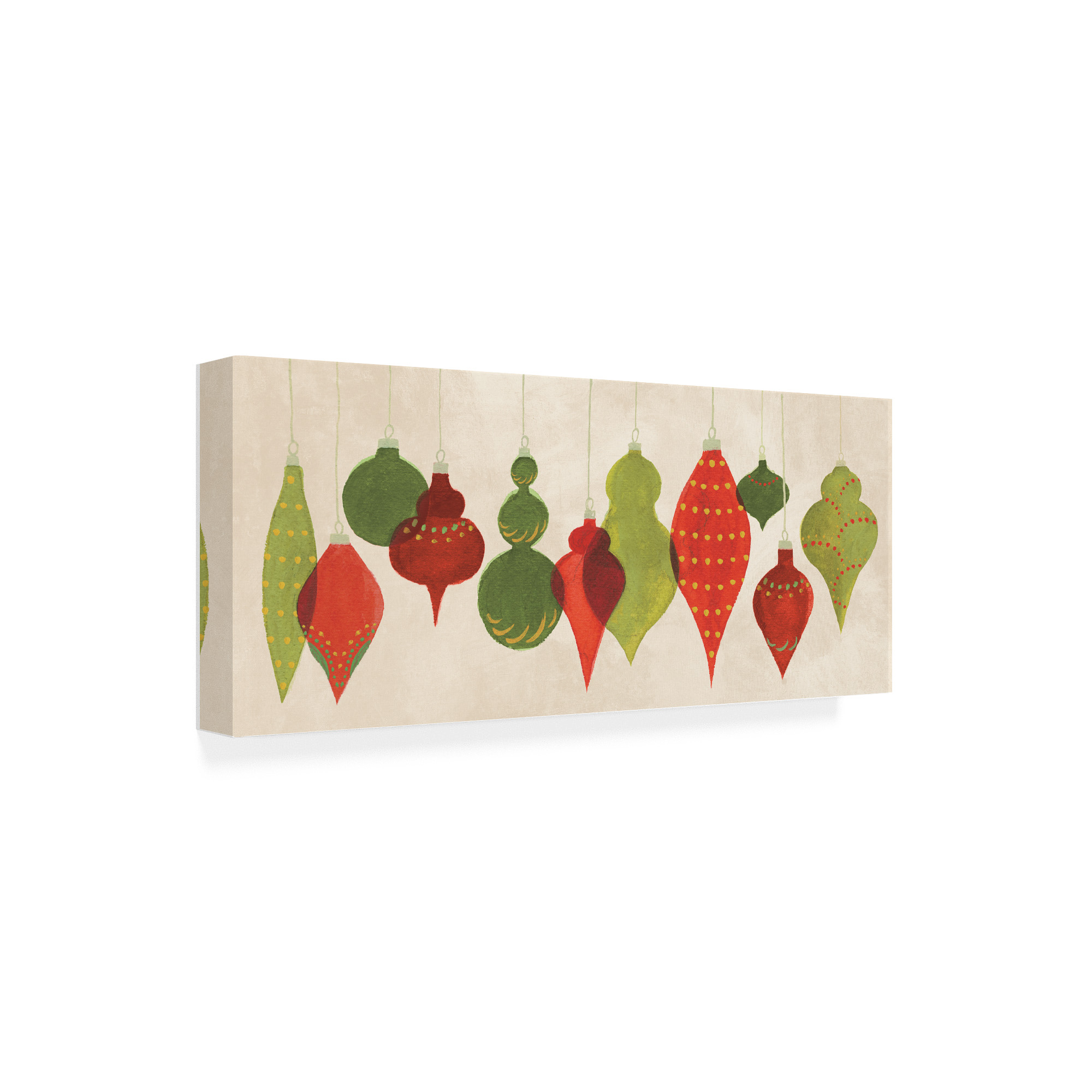 Trademark Fine Art 'Festive Decorations Ornaments' Canvas Art by Danhui Nai