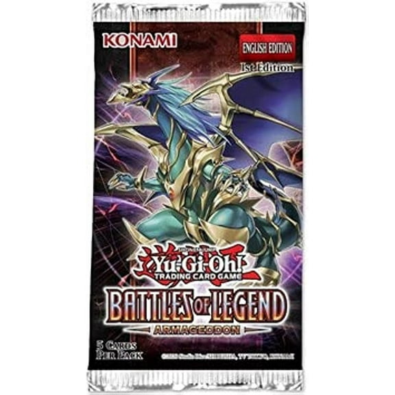 YuGiOh Battles of Legend: Armageddon Booster Pack (1st Edition) - 5 Cards