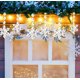 thumbnail image 4 of Fiudx Colgante de Copo de Nieve Transparente, Adorno para Árbol de Navidad, Diseño de Cristal, Elegante Decoración Navideña, para Uso En Interiores y Exteriores, Paquete de 15, Tamaño de 11,8 Cm, 4 of 6