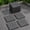Gray, variant on 44 Pack Linear Slat Plastic Interlocking Deck Tiles, 12 x 12 in Waterproof PP Outdoor Flooring, Snap Together Patio Tiles, Covers 44 sq ft