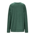 thumbnail image 5 of PFRNLF Womens Cotton Basic Long Sleeve Tee Casual Crewneck Loose Soft Tops, 5 of 8