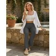 thumbnail image 4 of Ekouaer Pajama Pants Women 2026 Soft Casual Lounge Pajama Bottoms Comfy Stretch Sleep Pants Wide Leg Pj Bottoms with Pockets, 4 of 6