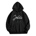 thumbnail image 6 of CONFREE Men's Hoodies Letter Prints Hoodies For Men Graphic Long Sleeve Casual Pullover Hooded Sweatshirts With Pockets, 6 of 6