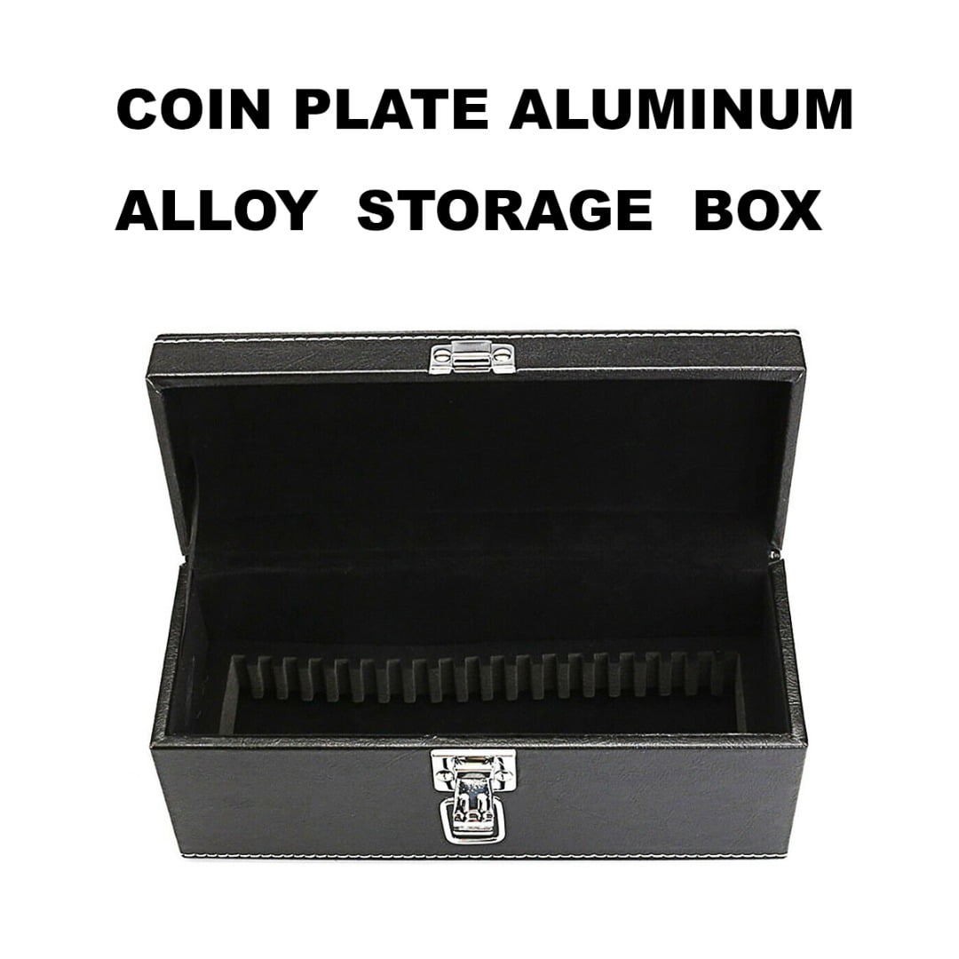 20 Graded Certified PCGS/NGC/Premier/Elite Coin Slab Aluminum Storage Box Case 