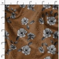 thumbnail image 6 of Soimoi Minky Brown Fabric By the Yard - 56 Inch Wide - Florals Print Fabric - Elegant and Timeless Patterns for Fashion and Home Decor Printed Fabric, 6 of 6