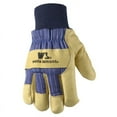 thumbnail image 3 of Insulated Grain Pigskin Leather Palm Work Gloves, Palomino/Blue Pinstripe, 3 of 3