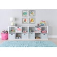 thumbnail image 4 of Linon Lane Six Cubby Open Back Storage Cabinet in White Wood, 4 of 12