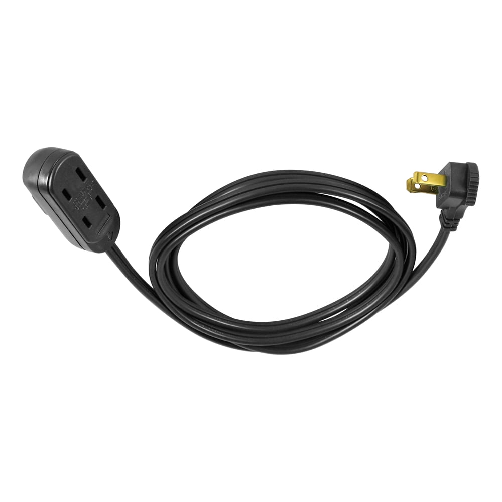 Hyper Tough 6 ft 16 AWG Black Indoor Household Extension Cord