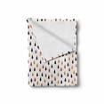 thumbnail image 2 of Colorful Soft Flannel Fleece Throw Blanket, Colorful Tiny Droplets of Water in Orange and Black Tones Hand Drawn Rain Theme, Cozy Plush for Indoor and Outdoor Use, 50" x 70", Multicolor, by Ambesonne, 2 of 6