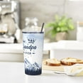 thumbnail image 5 of Christmas Grandpa Gifts, Xmas Gifts for Grandpa, Best Grandpa Gifts from Grandchildren, Unique Gifts for Grandpa from Granddaughter Grandson Tumbler with Lid and Straw 20oz 1pc, 5 of 6