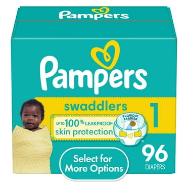 Pampers Swaddlers Baby Diapers Size 1, 96 Count (Select for More Options)