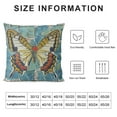 thumbnail image 5 of ONETECH  Vintage Butterfly Throw Pillow Covers Modern Butterflies Pattern Decorative Square Flower Print Cushion Pillowcases for Couch Sofa Home Living Room Car Decor, 5 of 5