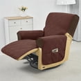 thumbnail image 5 of Power Lift Recliner Chair Covers,Recliner Covers That Stay In Place,Lift Chair Covers,Quilted Recliner Covers,With Storage Pockets and Elastic Straps Furniture Protector, 5 of 7