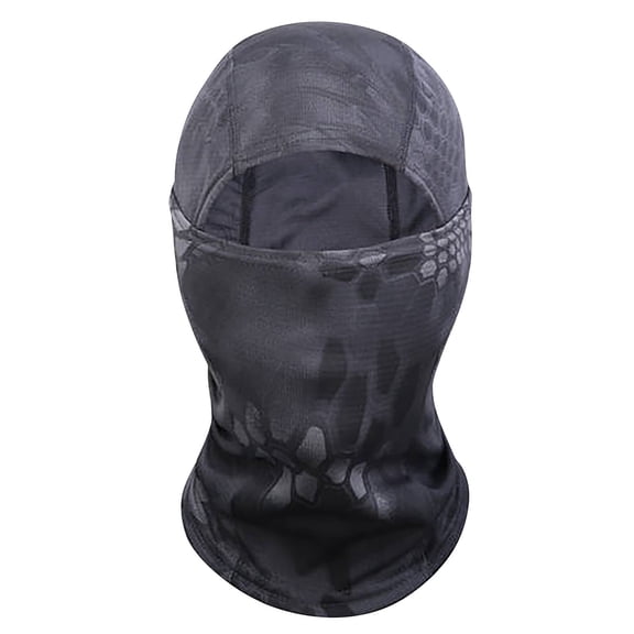Xfvqtps Womens Full Face Tactical Mask Solid Color Balaclava Breathable Sunshade Outdoor Cycling Motorcycle Ski Hooded Hat Multicolor