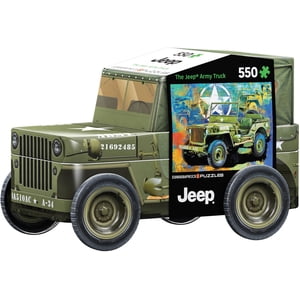 EUROGRAPHICS - MILITARY JEEP 550PC PUZZLE TIN - EUROGRAPHICS - EMPLOI PUZZLE MILITAIRE JEEP 550PC