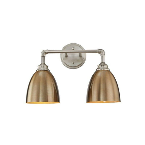 Vanity Art 2 Lights Wall Sconce Lighting Vintage Industrial Indoor And Outdoor Light Fixture Mount Lamp Bath For Farmhouse Bedroom Bathroom Living Room Ba221 2sn Gl Com Vanity Art 2 Lights Wall Sconce, How To Clean Outdoor Copper Light Fixtures