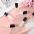 thumbnail image 6 of Trianu 20Pcs Empty Lip Gloss Tubes with Wand Lip Gloss Containers Cute 0.1oz /3ml Clear Refillable Lipgloss Making Supplies Kit for DIY Makeup(Black), 6 of 7