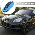 thumbnail image 2 of Unique Bargains Shining Blue Car Remote Key Cover Key Fob ABS Case Key Cover Shell for Porsche Cayenne Panamera Macan, 2 of 6