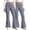 Gray, variant on Leggings for Girls Big Kids Flared High Waist Shark Flared Base Layer Sports 2 Pack Trousers for 3-15 Years
