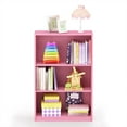 thumbnail image 6 of Furinno JAYA Simple Home 3-Tier Adjustable Shelf Bookcase, Pink, 6 of 7