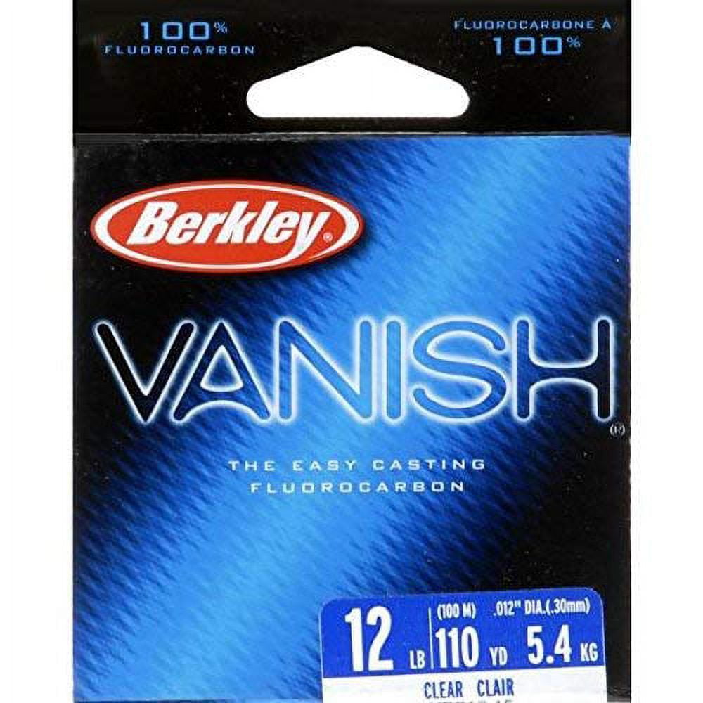 Berkley Vanish®, Clear, 20lb  9kg Fluorocarbon Fishing Line 